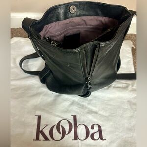 Kooba Black Leather Crossbody Bag